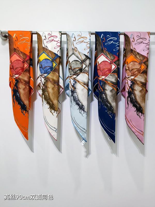 Hermes silk scarf hm12